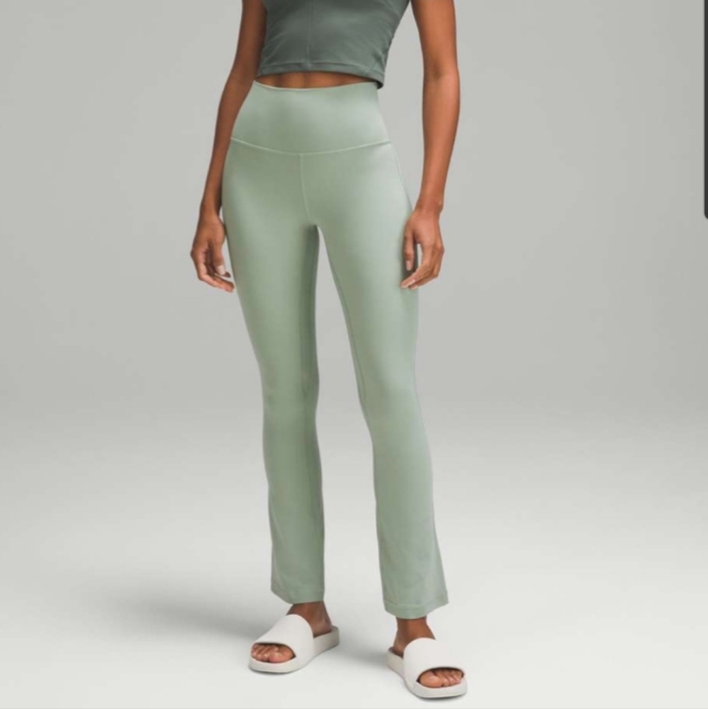 Lululemon Align High-Rise Mini-Flared Pants 27" Inseam in Palm Court sz 0